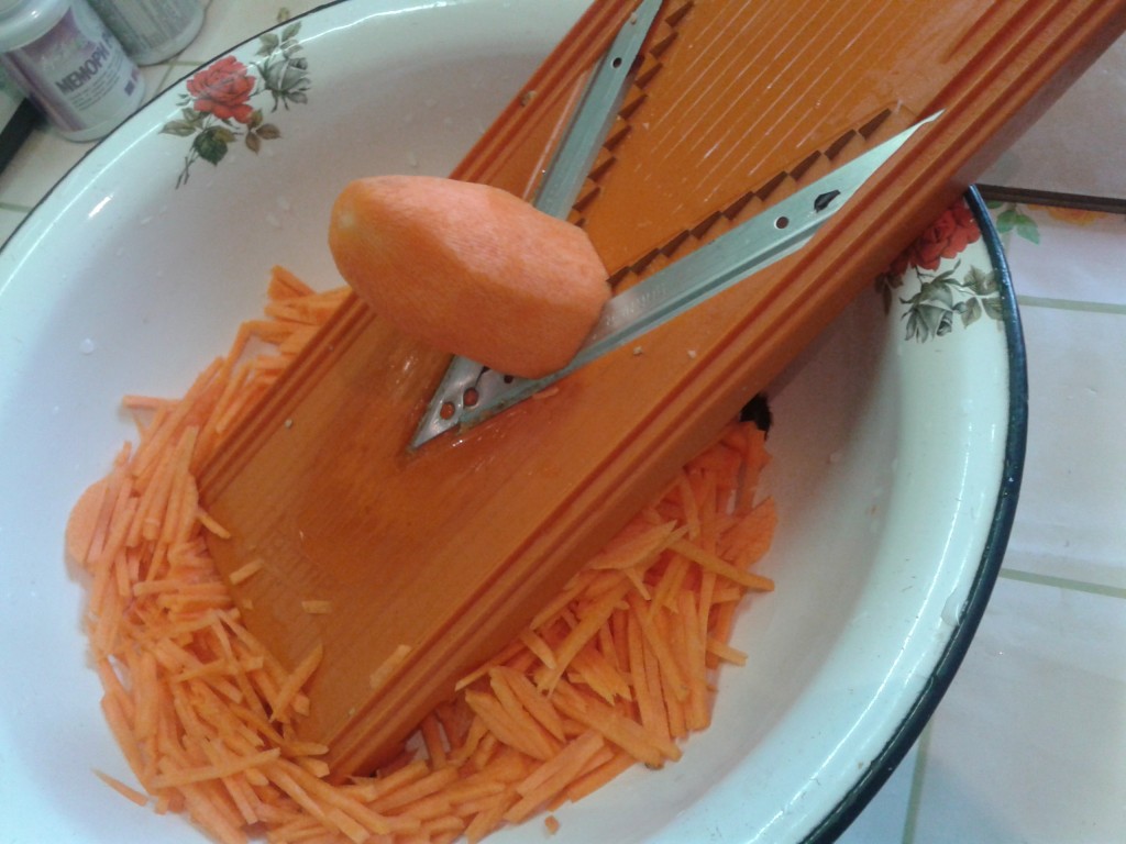 нашинков морковь